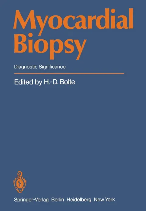 Cover of Myocardial Biopsy