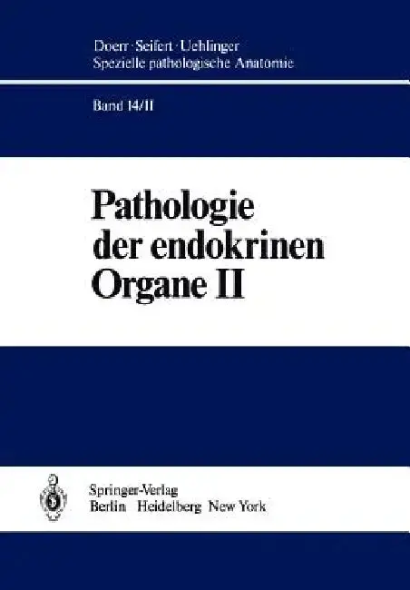 Cover of Pathologie Der Endokrinen Organe