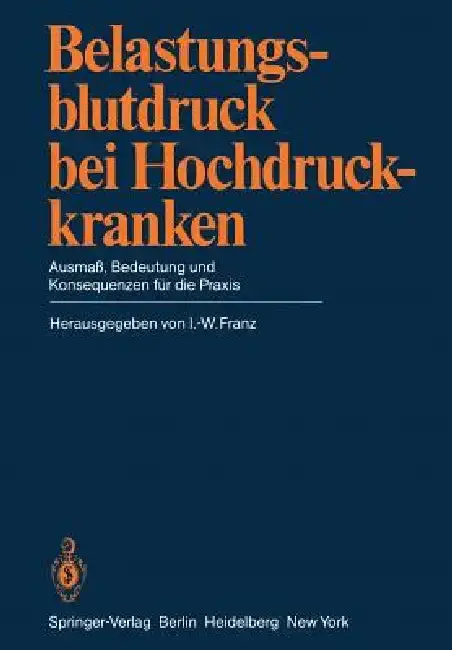 Cover of Belastungsblutdruck Bei Hochdruckkranken