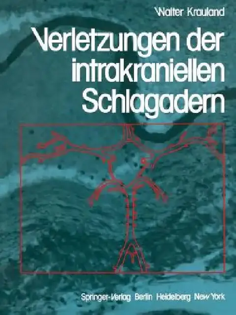 Cover of Verletzungen Der Intrakraniellen Schlagadern