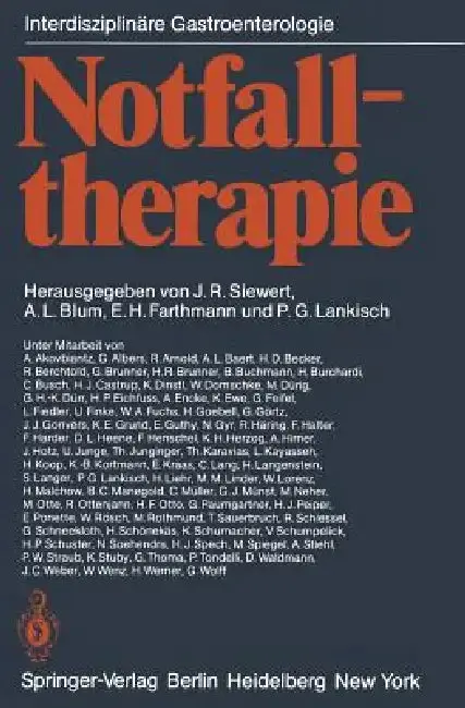 Cover of Notfalltherapie