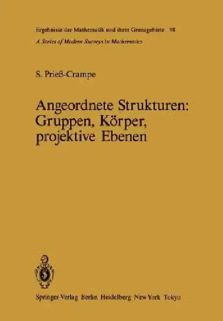 Cover of Angeordnete Strukturen