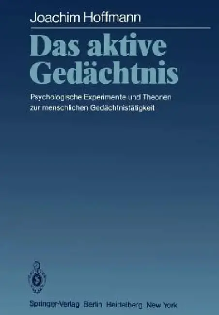 Cover of Das Aktive Gedächtnis