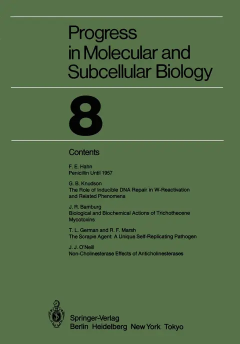 Cover of Progress in Molecular and Subcellular Biology