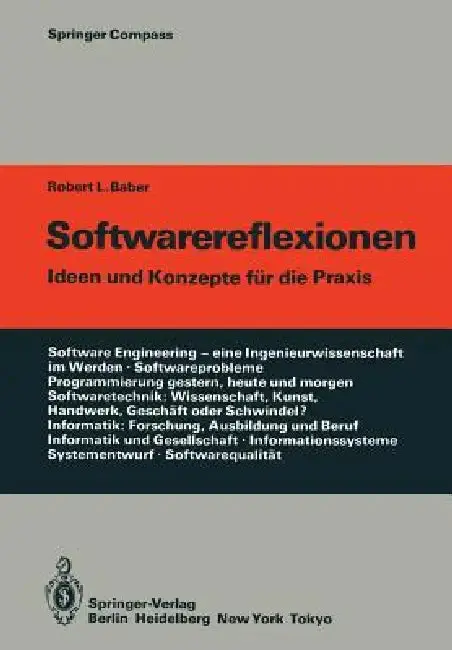 Cover of Softwarereflexionen