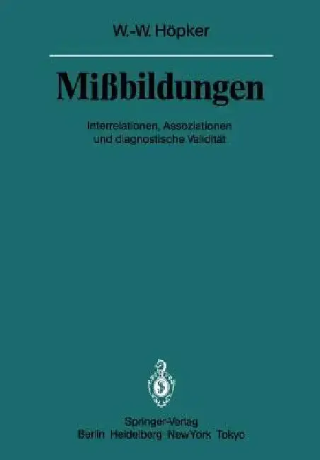 Cover of Mißbildungen