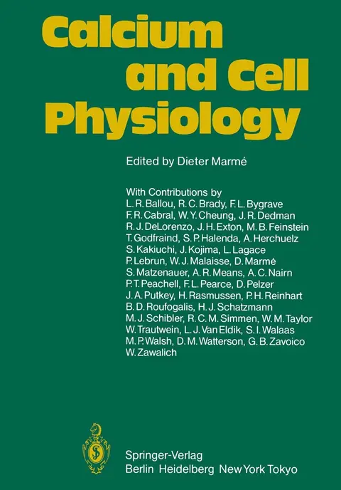 Cover of Calcium and Cell Physiology
