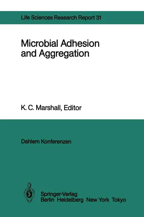 Cover of Microbial Adhesion and Aggregation