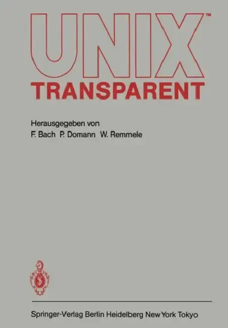 Cover of UNIX Transparent