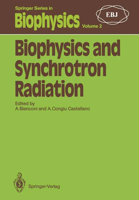 Cover of Biophysics and Synchrotron Radiation