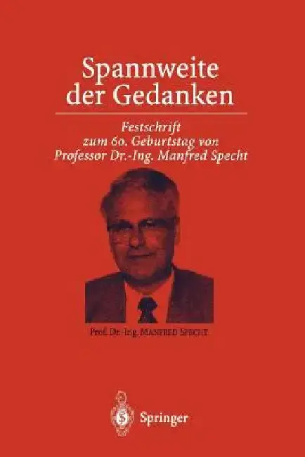 Cover of Spannweite Der Gedanken