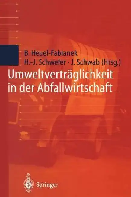 Cover of Umweltverträglichkeit in Der Abfallwirtschaft