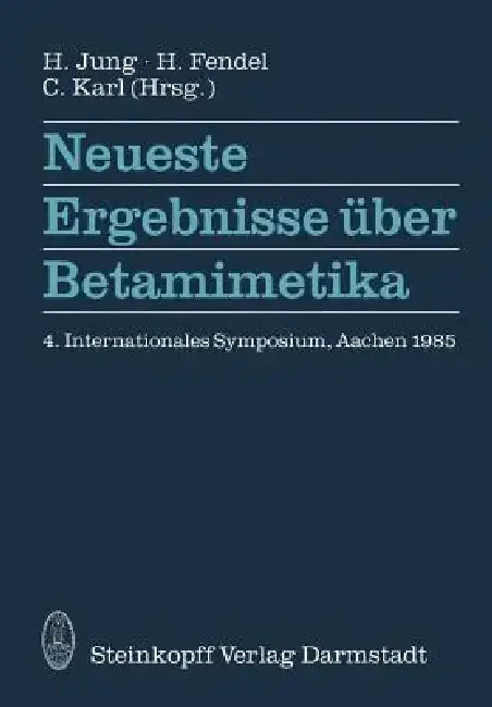 Cover of Neueste Ergebnisse Über Betamimetika