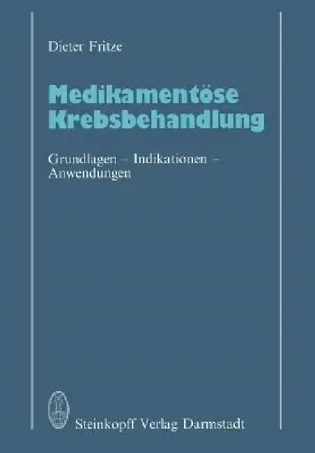 Cover of Medikamentöse Krebsbehandlung