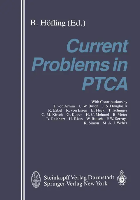 Cover of Current Problems in Ptca