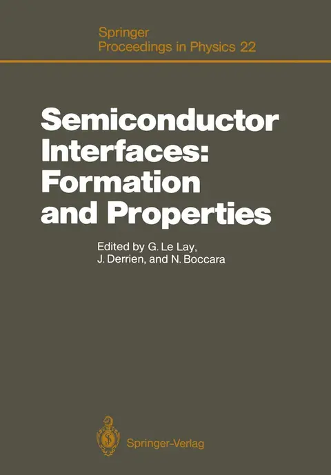 Cover of Semiconductor Interfaces