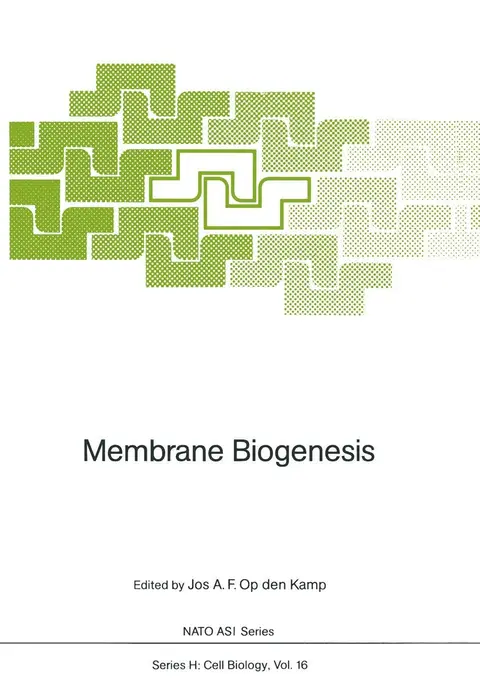 Cover of Membrane Biogenesis