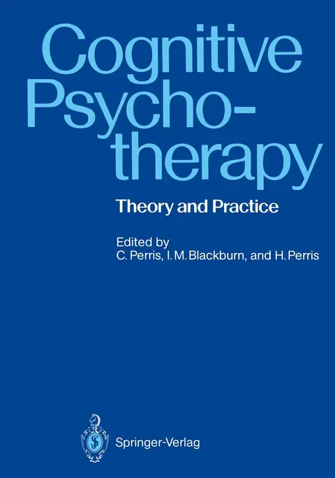 Cover of Cognitive Psychotherapy