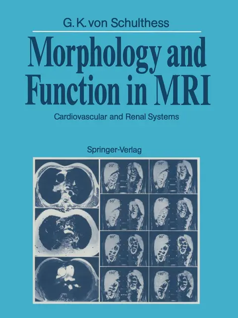 Cover of Morphology and Function in MRI