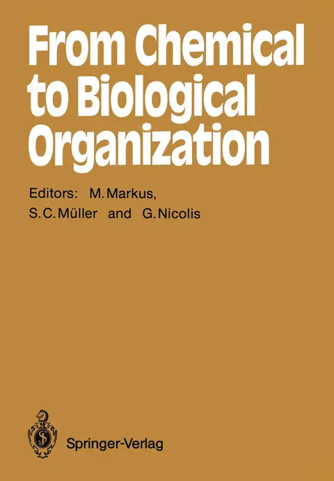 Cover of From Chemical to Biological Organization