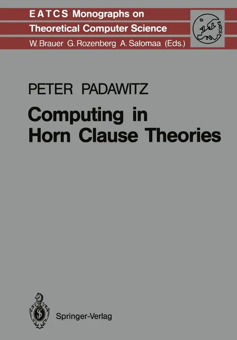 Cover of Computing in Horn Clause Theories