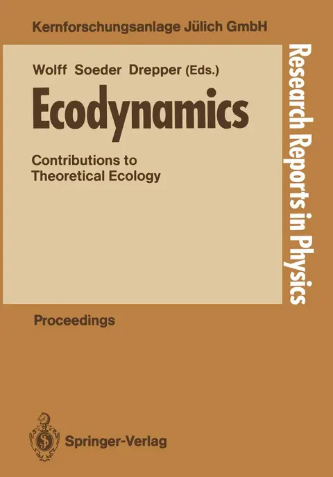Cover of Ecodynamics