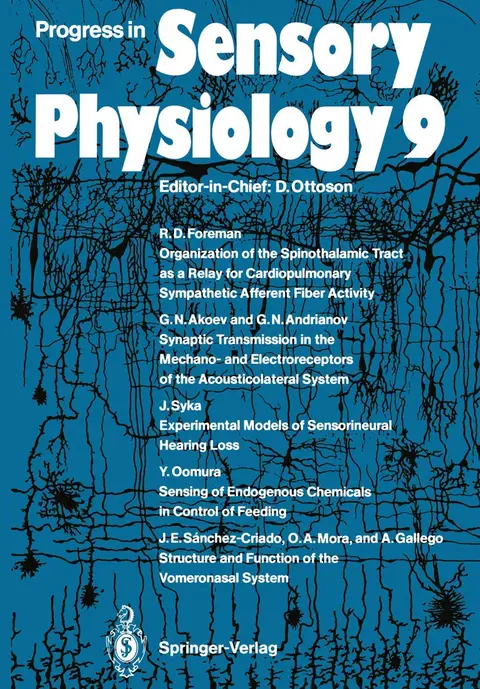 Cover of Progress in Sensory Physiology 9