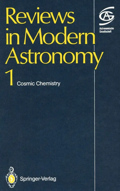 Cover of Cosmic Chemistry