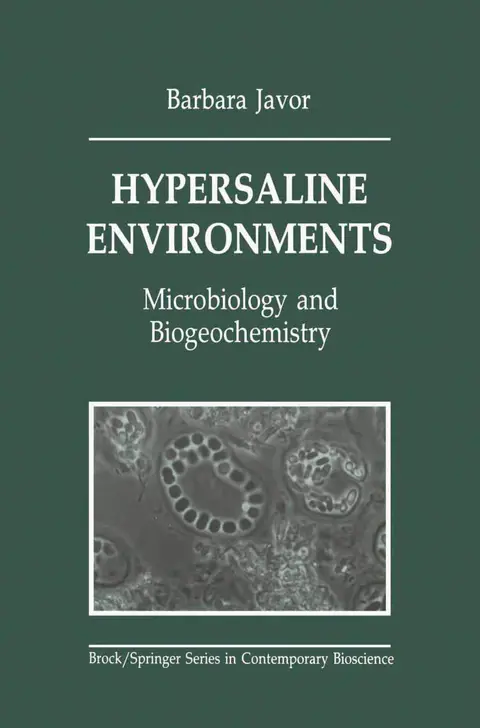 Cover of Hypersaline Environments