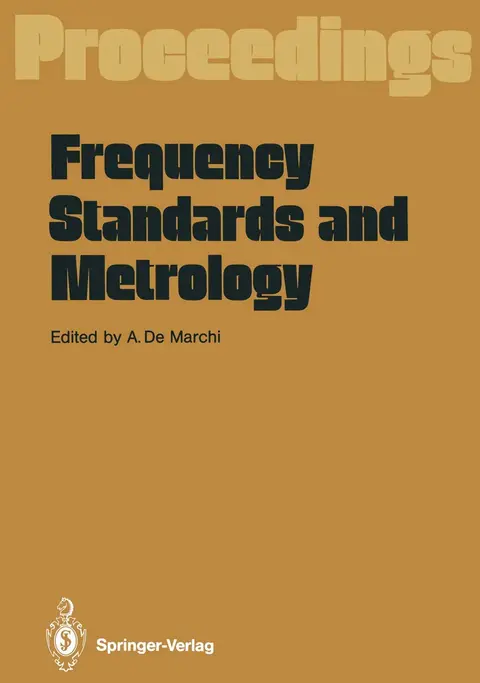 Cover of Frequency Standards and Metrology
