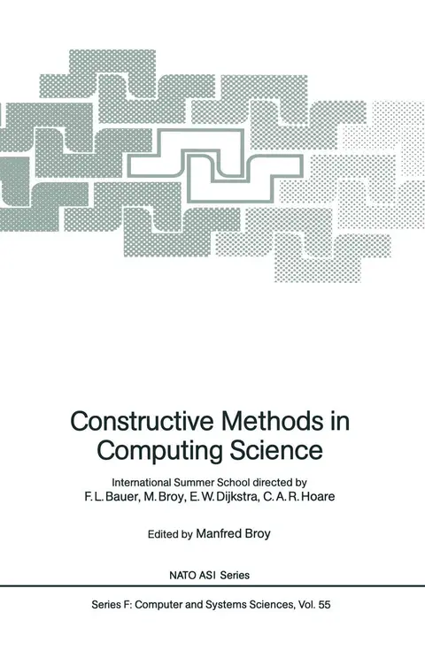 Cover of Constructive Methods in Computing Science