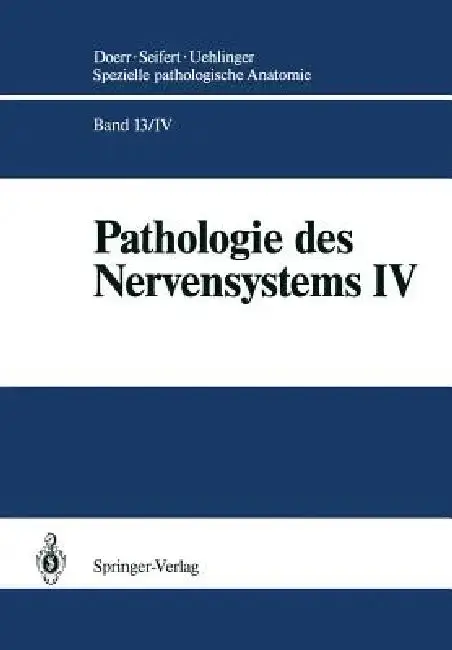 Cover of Pathologie Des Nervensystems IV