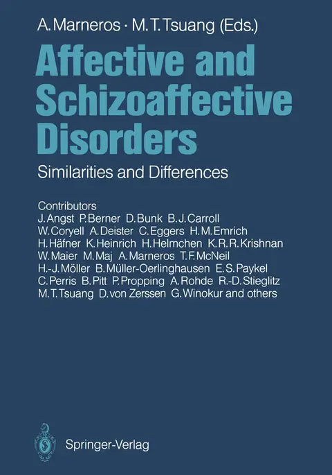 Cover of Affective and Schizoaffective Disorders