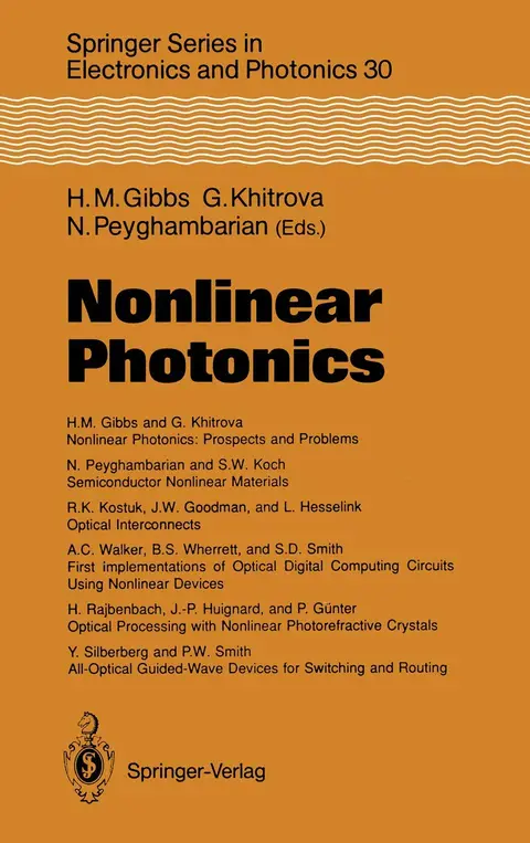 Cover of Nonlinear Photonics