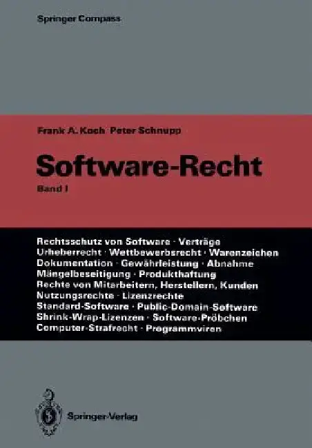 Cover of Software-Recht