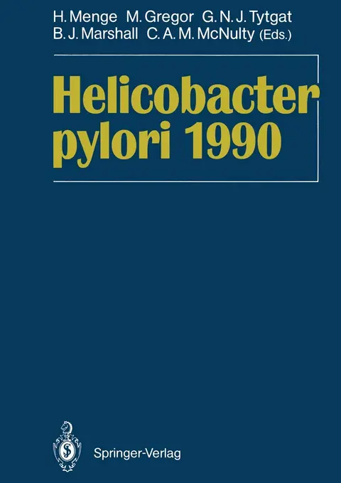 Cover of Helicobacter pylori 1990