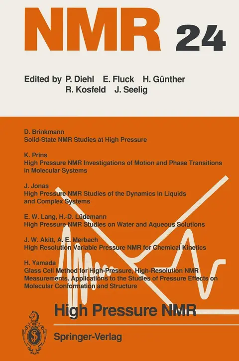 Cover of High Pressure Nmr