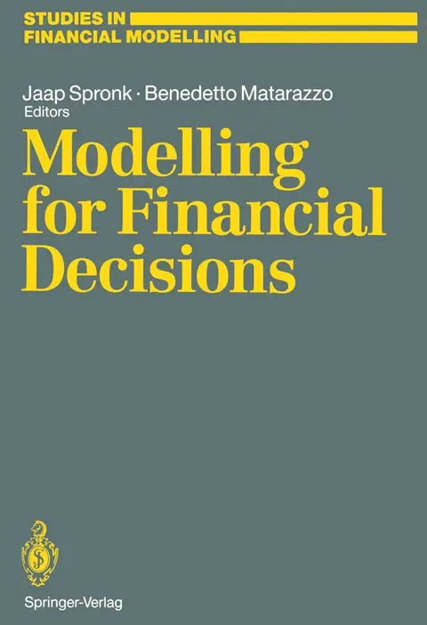 Cover of Modelling for Financial Decisions