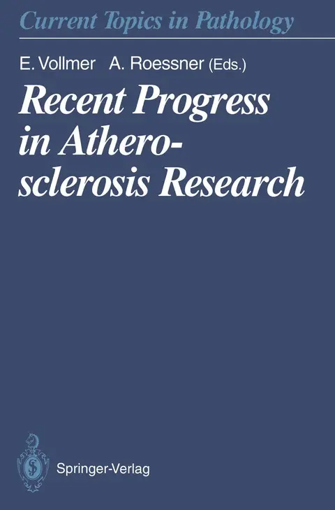 Cover of Recent Progress in Atherosclerosis Research