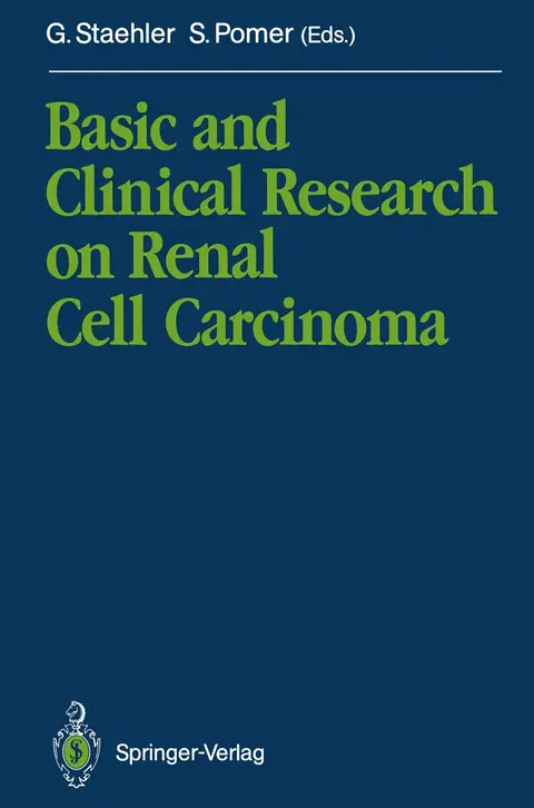 Cover of Basic and Clinical Research on Renal Cell Carcinoma