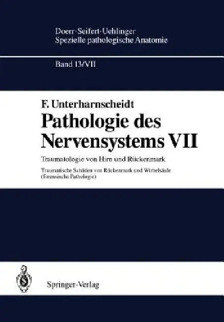 Cover of Pathologie Des Nervensystems VII