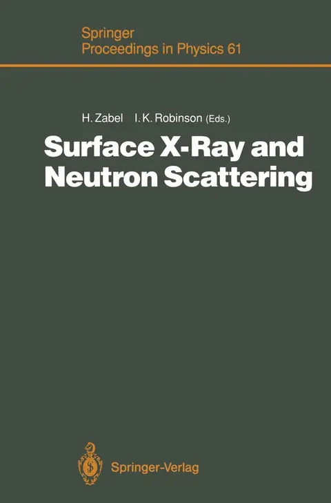 Cover of Surface X-Ray and Neutron Scattering
