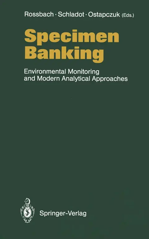 Cover of Specimen Banking
