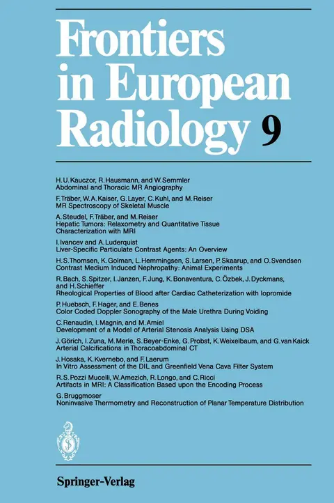 Cover of Frontiers in European Radiology