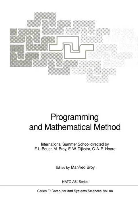 Cover of Programming and Mathematical Method