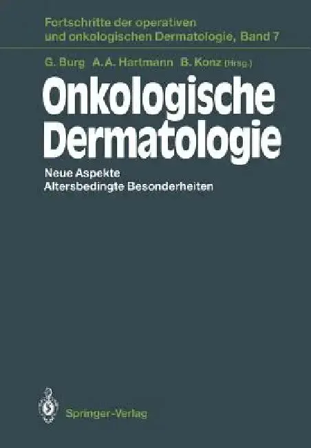 Cover of Onkologische Dermatologie
