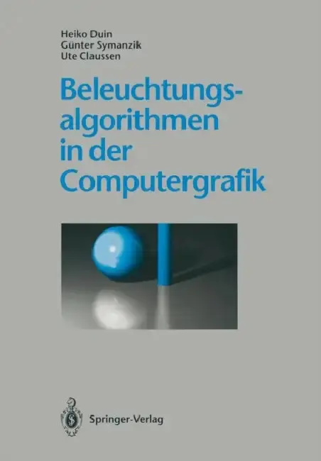 Cover of Beleuchtungsalgorithmen in Der Computergrafik