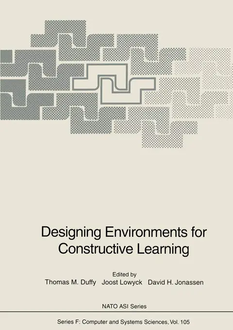 Cover of Designing Environments for Constructive Learning