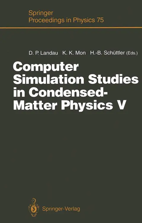 Cover of Computer Simulation Studies in Condensed-matter Physics V