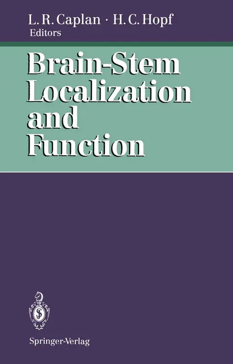 Cover of Brain-Stem Localization and Function
